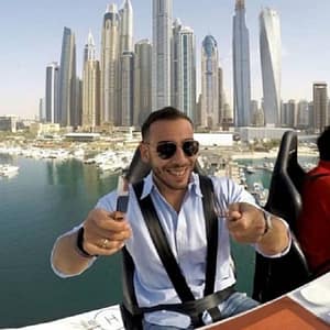 Dinner In The Sky: Entry Ticket at Dinner In The Sky, Dubai, United Arab Emirates Dinner In The Sky: Entry Ticket at Dinner In The Sky