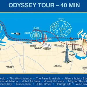 Dubai Scenic Helicopter Tour: Odyssey Tour (40 Minutes) at Dubai Police Academy, Dubai, United Arab Emirates Dubai Scenic Helicopter Tour: Odyssey Tour (40 Minutes) at Dubai Police Academy