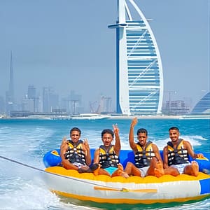 Private 60-min Group Tubing on Speedboat in Dubai at Nemo WaterSports Jet Ski Dubai & Flyboard, Dubai, United Arab Emirates Private 60-min Group Tubing on Speedboat in Dubai at Nemo WaterSports Jet Ski Dubai & Flyboard