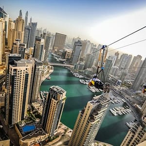 XLine Dubai Marina Zip Line with Photos & Videos at XLine Dubai, Dubai, United Arab Emirates XLine Dubai Marina Zip Line with Photos & Videos at XLine Dubai
