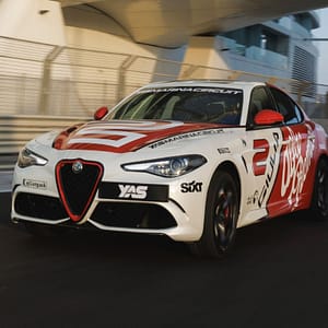 Yas Marina Circuit Passenger Ride – Alfa Romeo Guilia Quadrifoglio – Experiences Yas Marina Circuit Passenger Ride - Alfa Romeo Guilia Quadrifoglio Experiences