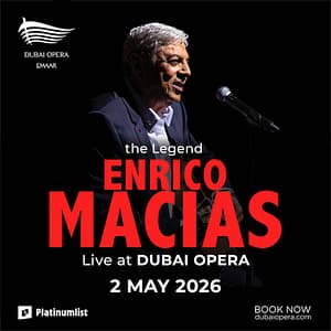 Enrico Macias at Dubai Opera – Concerts Enrico Macias at Dubai Opera Concerts