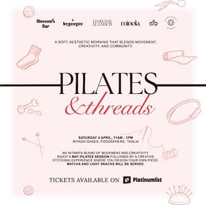 Pilates & Threads in Riyadh – Nightlife Pilates & Threads in Riyadh Nightlife