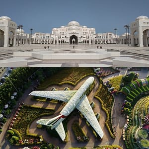 Qasr Al Watan + Miracle Garden – Combo – Combos and more adventures Qasr Al Watan + Miracle Garden - Combo Combos and more adventures