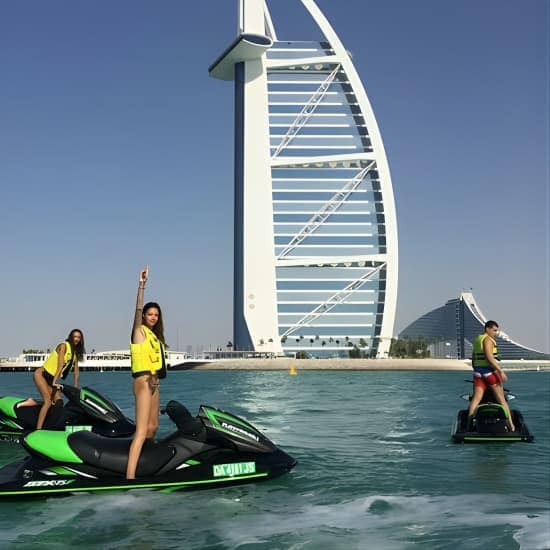 60 Minutes Thrilling Jet Ski Experience in Dubai Marina at Jumeirah Beach Residence, Dubai, United Arab Emirates 60 Minutes Thrilling Jet Ski Experience in Dubai Marina at Jumeirah Beach Residence