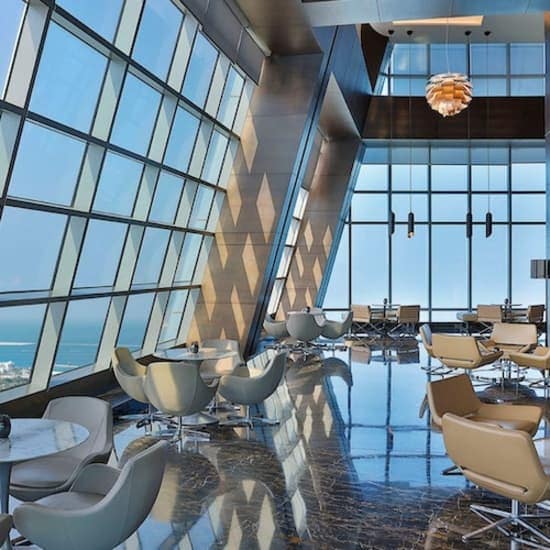 Etihad Tower Observation Deck at Etihad Towers, Abu Dhabi, United Arab Emirates Etihad Tower Observation Deck at Etihad Towers