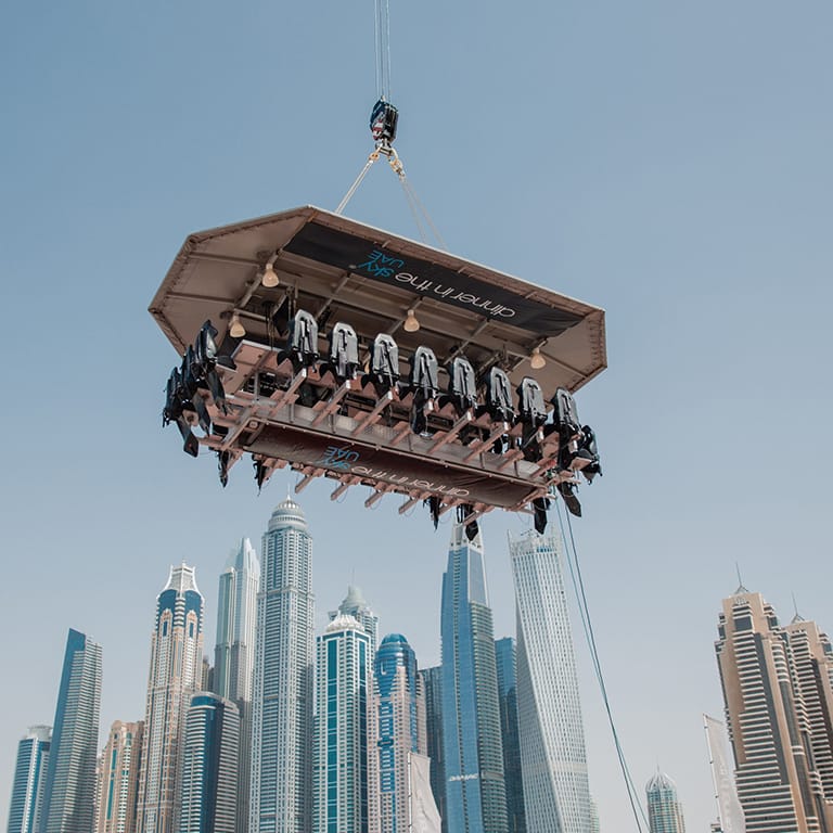 Dinner in the sky Dubai – Must-see attractions Dinner in the sky Dubai Must-see attractions