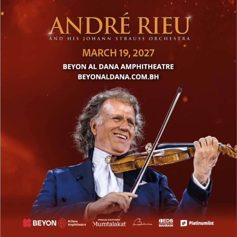 André Rieu at Beyon Al Dana Amphitheatre, Bahrain – Concerts André Rieu at Beyon Al Dana Amphitheatre