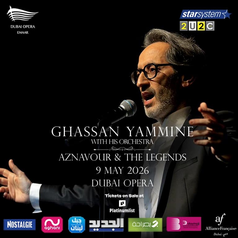 Ghassan Yammine with his Orchestra Aznavour and the legends in Dubai – Concerts Ghassan Yammine with his Orchestra Aznavour and the legends in Dubai Concerts