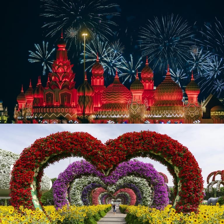 Global Village + Miracle Garden – Combo – Must-see attractions Global Village + Miracle Garden - Combo Must-see attractions