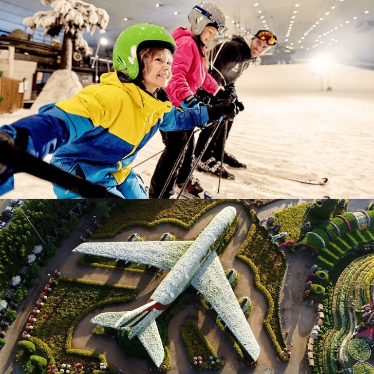 Miracle Garden + Ski Dubai – Combo – Must-see attractions Miracle Garden + Ski Dubai - Combo Must-see attractions